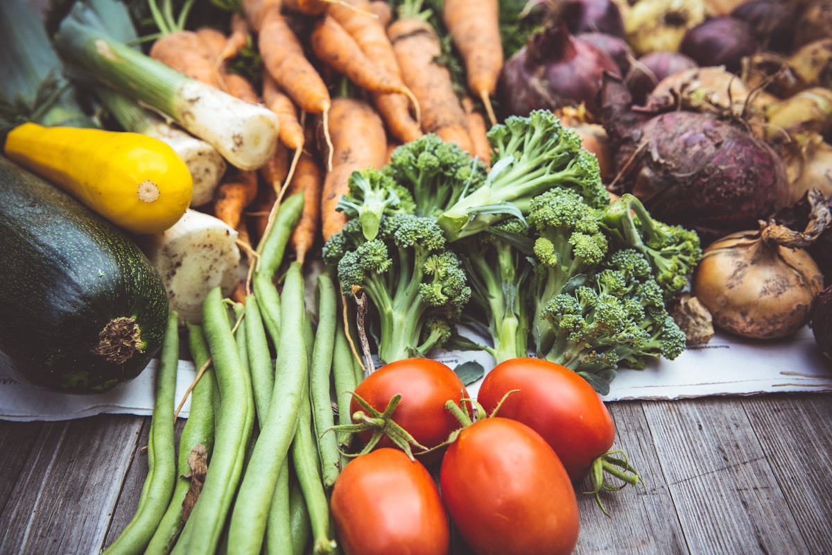 Seasonal cooking with fresh produce
